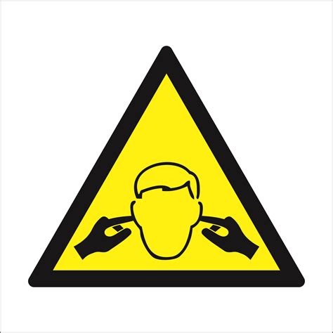 Warning Symbol Noise Hazard Wss Warning Signs Safeway Systems