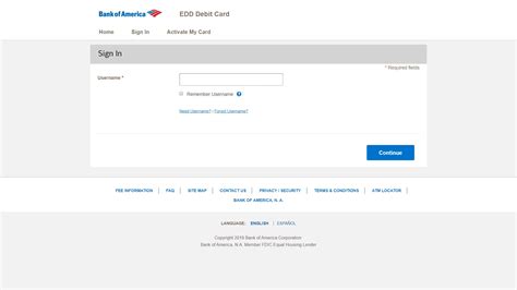 However, this can only be done as the edd can put funds on your card, but there is no way for you to put funds on it. Bank of America EDD Login and Reset Steps - Online Banking Guide