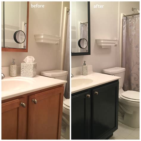 This is why custom cabinets are the way to go because you want your cabinet to fill your space not fit your space around a cabinet! In an afternoon, I updated the color of my mom's bathroom ...