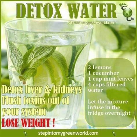 Detox Infused Water Liver Detox Drink Kidney Detox Cleanse Healthy