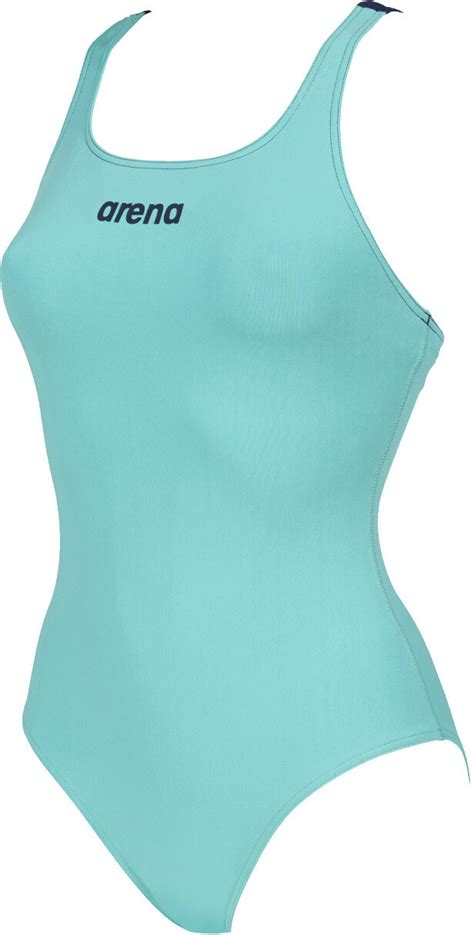 Arena Solid Swim Pro One Piece Swimsuit Women Mintnavy At Uk