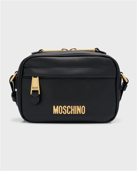 Moschino Mens Logo Crossbody Bag Neiman Marcus