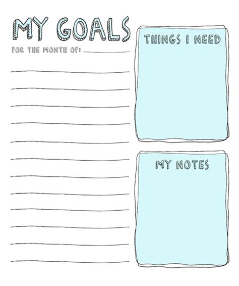 July Goals With Printable List Unblushing