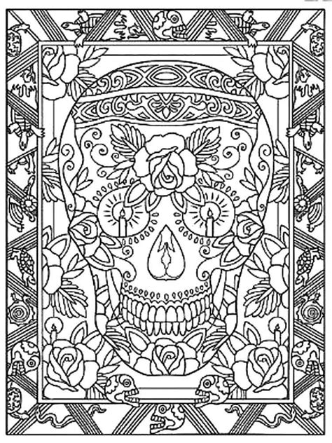 Like, comment and subscribe for more how to. Dia De Los Muertos coloring pages for adults. Free ...
