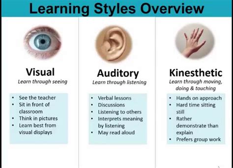 Types Of Visual Learning Styles