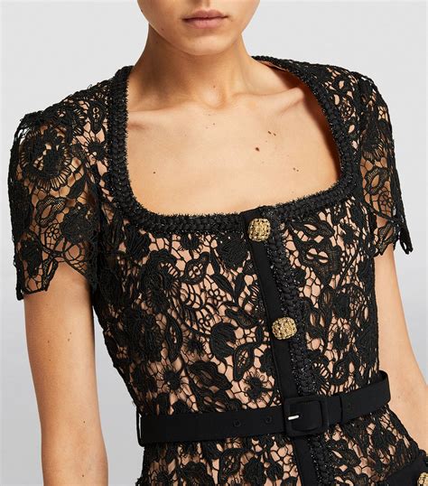 Self Portrait Lace Mini Dress Harrods In