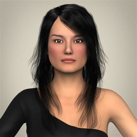 Realistic Beautiful Pretty Girl By Cgtools 3docean
