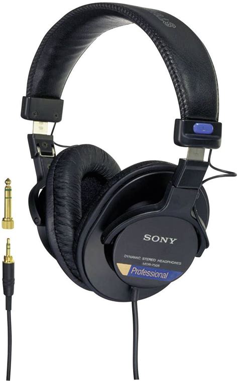 Sony Mdr 7506 Studio Over Ear Headphones Corded 1075100 Black