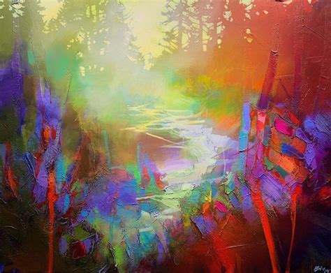 Ethereal Landscape Paintings Evoke The Abstract Beauty Of Morning Light
