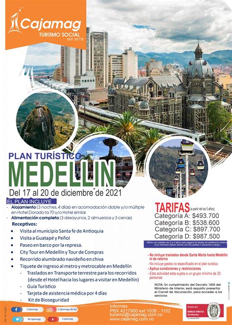 Turismo Social Plan Turístico Medellin Cajamag
