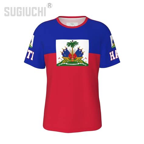 Unisex Nation T Shirt Haiti Flag Haitian T Shirts Jersey For Men Women