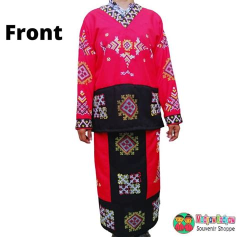Manobo Native Printed Costume Attire Ethnic Cultural Dress Shopee
