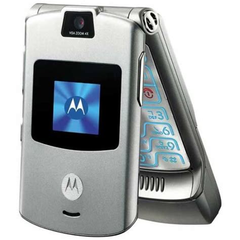 Refurbished Motorola Razr V3 Silver Unlocked Gsm Back Market