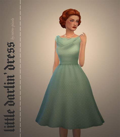 The Little Darlin Dress Sims 4 Dresses Sims 4 Sims 4 Mods Clothes