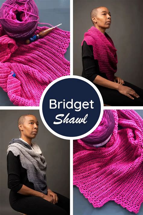 Joanne Simple Modern Crochet Rectangle Shawl Pattern