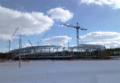 In Progress Fc Bate Borisov Football Stadium Ofis Archdaily