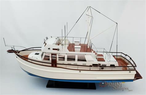 Grand Banks 42 Ready Display Handcrafted Model Boat Quality Model Ships