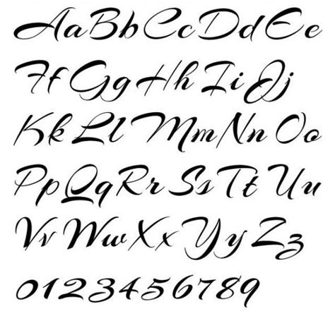 Cool Cursive Letters Alphabet Letters Font Alphabet Alphabet Fonts