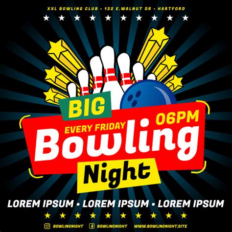 Bowling Banner Template Postermywall