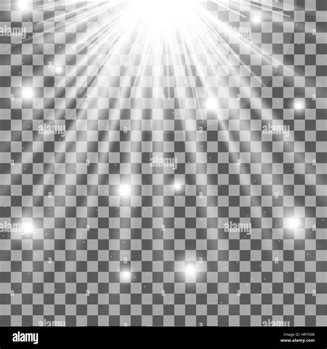 Sun Rays And Light Effects Vector Illustration Stock Vector Image