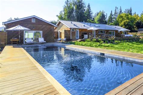 We specialize in computerized water testing, quality chemicals, umcompromised service and excellent repair of all your pool and spa needs. Green Valley Full Home Remodel Pool House - Samuelson ...