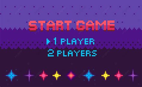 Start Game Pixel Play Vector Poster Template Download On Pngtree