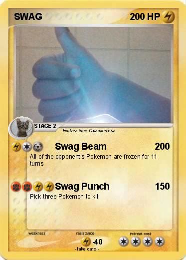 Pokémon Swag 589 589 Swag Beam My Pokemon Card