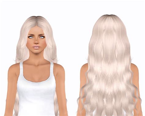 Alesso S Hourglass Hairstyle Retextured By Plumblobs Sims Hairs