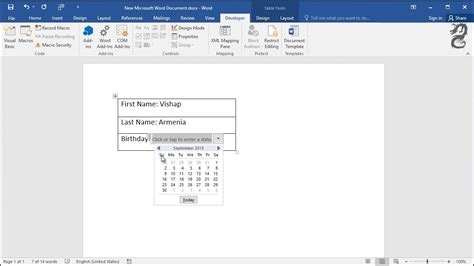 How To Make A Fill In The Blank Form With Word Create Fillable Forms
