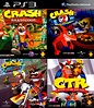 Crash Bandicoot 1, 2, 3 + Crash Team Racing - Español - PlayStation 3 ...