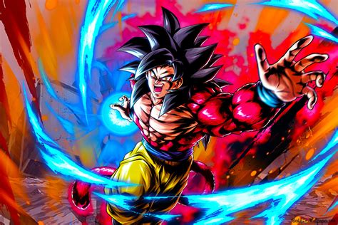Full Power Super Saiyan 4 Goku From Dragon Ball Gt Dragon Ball Legends