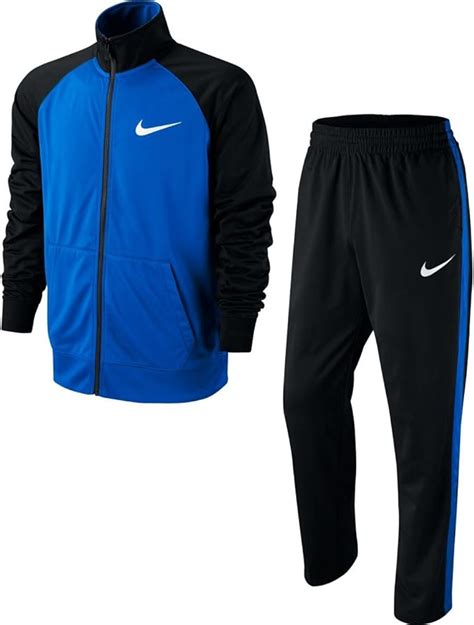 Nike Mens Poly Warp Raglan Warm Up Were Track Suit Blue Large