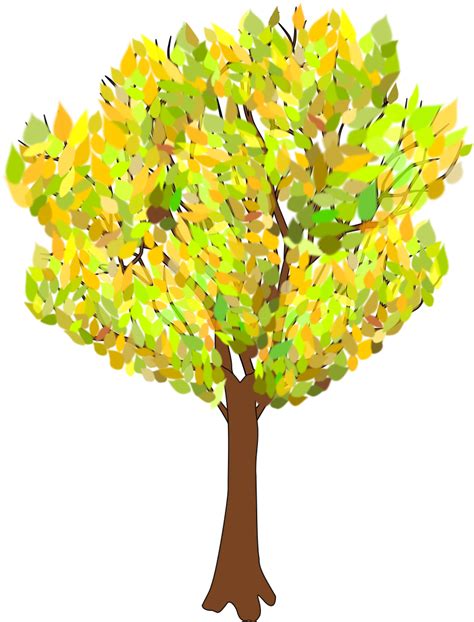 Autumn Tree Vector Clip Art