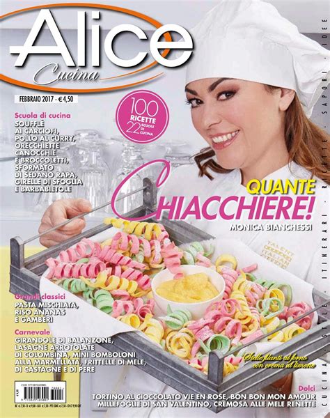 Alice Cucina Febbraio 2017 Mar Ricette Alice Consigli Di Cucina