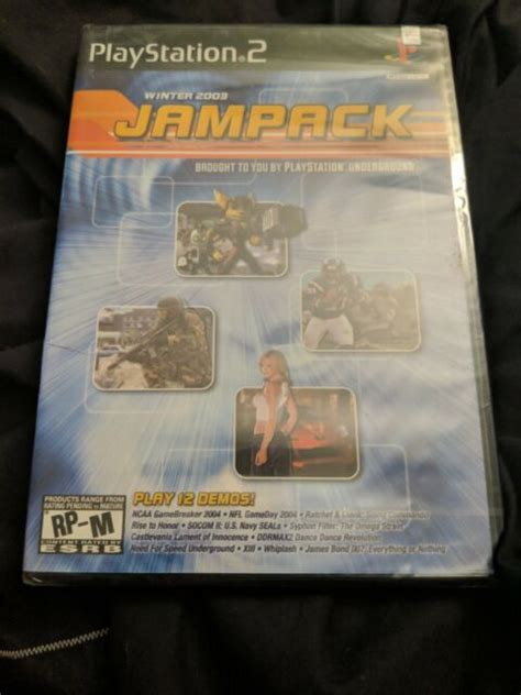 Sony Playstation 2 Ps2 12 Demo Game Jampack Winter 2003 Sealed New
