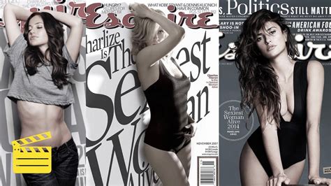 Every Sexiest Woman Alive Ever Esquire Magazine Youtube