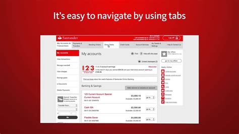 Prosperity online banking enables you to manage your everyday banking needs at your fingertips. Santander Online Banking - How the My Accounts Homepage ...