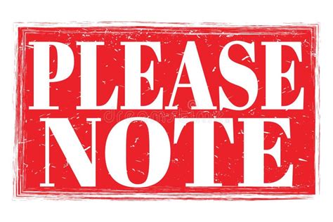 Please Note Sign Stock Illustrations 1480 Please Note Sign Stock