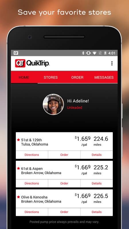 Coupon codes for up to $99 below & more. QuikTrip Food, Coupons, & Fuel Free Android App download ...