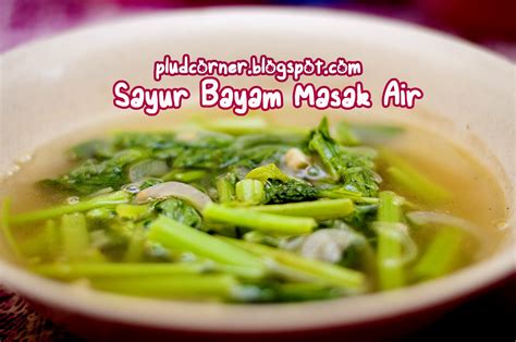 Sayur bayam or sayur bening is an indonesian vegetable soup prepared from vegetables, primarily spinach, in clear soup flavoured with temu kunci. Sayur Bayam Masak Air ~ ♥ Plud's Corner ♥