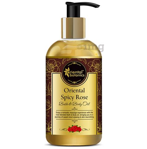 Oriental Botanics Bath And Body Oil With Oriental Spicy Rose Buy Bottle