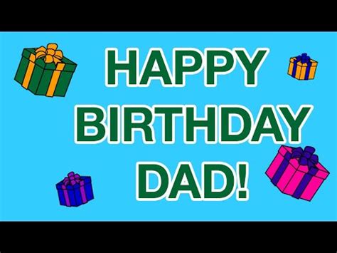 I'd like to use this day as an opportunity to tell you how much i adore you and how great of a father you've been throughout all these dear dad, i hope your birthday is all fun and smiles, but don't forget to put your teeth in. HAPPY BIRTHDAY FATHER (DAD)! birthday cards - YouTube