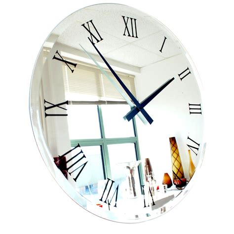 Extra Large Big Roman Mirror Wall Clock Buy Online Us
