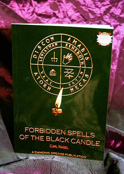 Forbidden Spells Of The Black Candle By Carl Nagel Occult Books Occultism Magick Witch