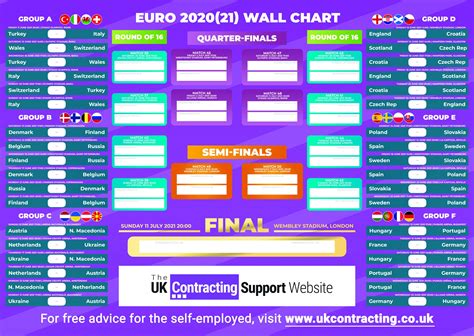 Get your wall chart today and start filling it out as the tournament progresses. Free Euro 2020 wall chart available to download for all our readers