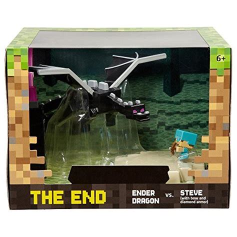 Buy Minecraft The End Set Ender Dragon Vs Steve 2 Pack Online At Low