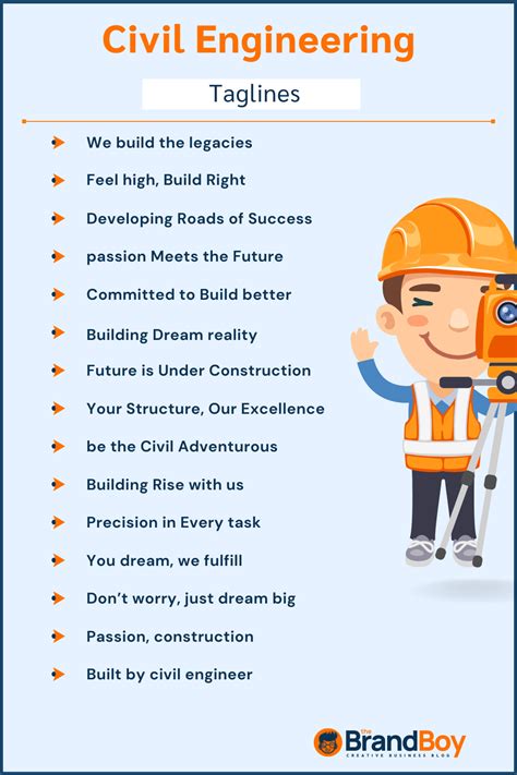 550 Civil Engineering Slogans And Taglines Generator Guide