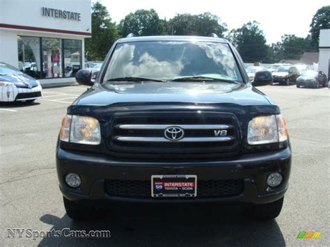 2002 Toyota Sequoia Limited 4wd In Black Photo 2 113110
