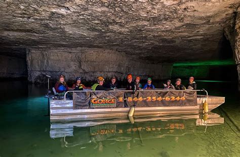 Paddle Through Caverns At The Gorge Underground In Rogers Kentucky
