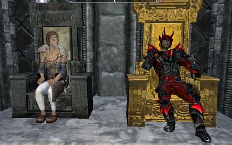 Sitting On The Throne At Skyrim Nexus Mods And Community